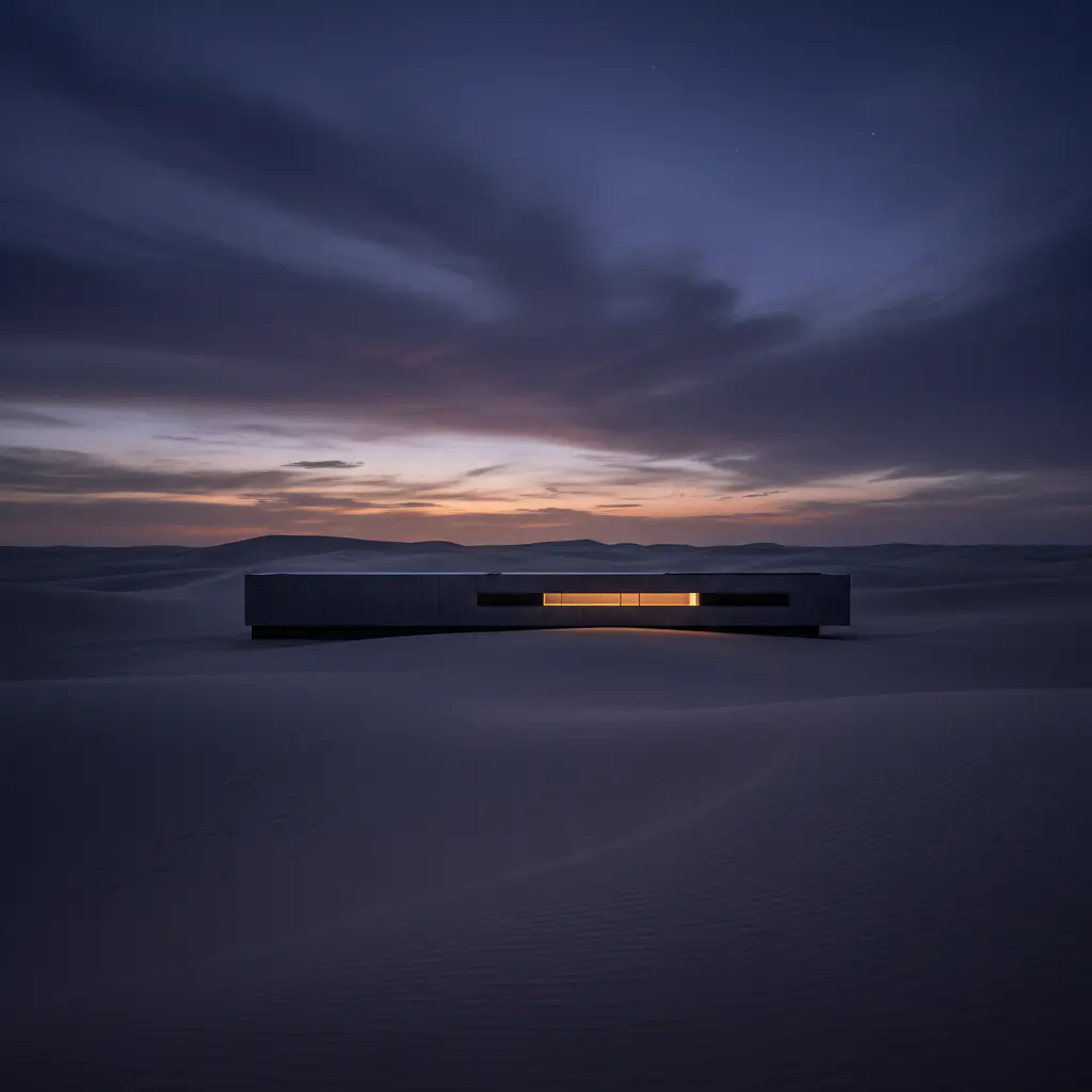 Desert Minimalist Structure